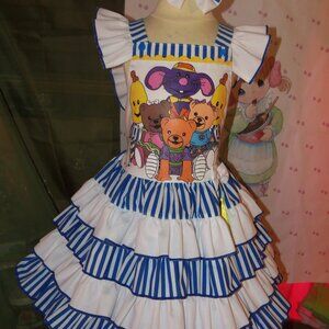 Bananas in Pajamas Kids Dress Size 4t NEW